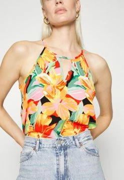 ONLY Tall ONLNOVA LUX KEYHOLE - Top - Sun Orange -ONLY Tall Shop d2cb2bc025a341078b8ea3ef7d8a85ab