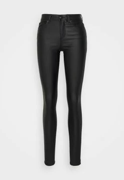 ONLY Tall ONLWAUW COATED PANT - Trousers - Black -ONLY Tall Shop d6068310e4e0428c928a799eda525098