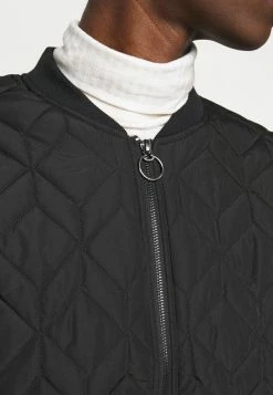 ONLY Tall ONLALLISON QUILTED LONG - Bomber Jacket - Black -ONLY Tall Shop d63c84f6205c4337b4405e87fc4eafc6