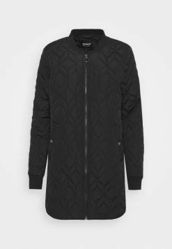ONLY Tall ONLALLISON QUILTED LONG - Bomber Jacket - Black -ONLY Tall Shop d691e408379c4997b6a4069cd9be8271