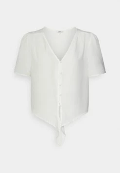 ONLY Tall ONLMETTE BUTTON KNOT - Blouse - Cloud Dancer