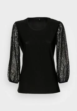 ONLY Tall ONLSILJA MIX - Long Sleeved Top - Black