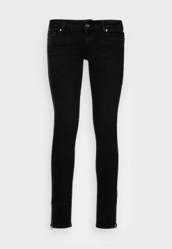 ONLY Tall ONLCORAL ZIP - Jeans Skinny Fit - Black Denim