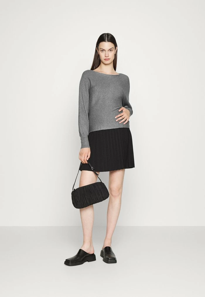 ONLY Tall ONLADALINE - Jumper - Medium Grey Melange 4 ONLY Tall ONLADALINE - Jumper - Medium Grey Melange - Image 2