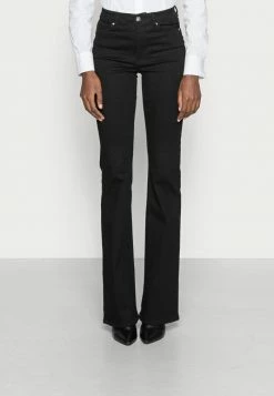 ONLY Tall ONLWAUW LIFE FLARE - Flared Jeans - Black Denim