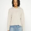 ONLY Tall ONLSHELLY HOOD - Jumper - Moonbeam -ONLY Tall Shop da1b87381f6c4d02b1e89128553b05a4