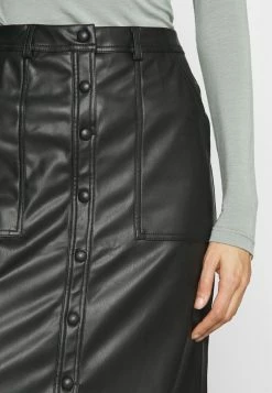 ONLY Tall ONLLAUREN VOLA BUT SKIRT - Pencil Skirt - Black -ONLY Tall Shop da49876ea9ad45d08774d180937f0535