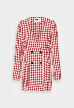 ONLY Tall ONLVICKY - Blazer - Equestrian Red Checks White