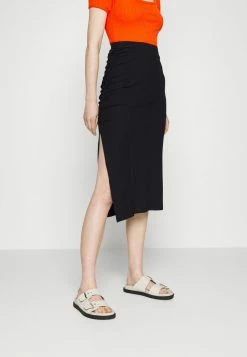 ONLY Tall ONLEMMA SLIT SKIRT - Pencil Skirt - Black