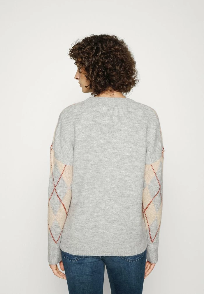 ONLY Tall ONLKINE CARDIGAN - Cardigan - Light Grey Melange 5 ONLY Tall ONLKINE CARDIGAN - Cardigan - Light Grey Melange - Image 3