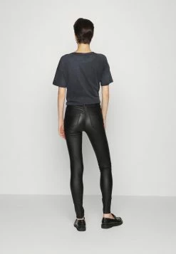 ONLY Tall ONLWAUW COATED PANT - Trousers - Black -ONLY Tall Shop dd34a5038dd242c0ac54111955e99efa