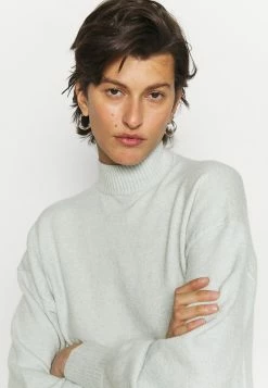 ONLY Tall ONLCARI LIFE HIGHNECK - Jumper - Mercury Melange -ONLY Tall Shop ddb31e82dc334051be2450fad6ad1d91