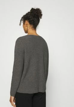 ONLY Tall ONLJENNIE LIFE - Jumper - Medium Grey Melange -ONLY Tall Shop e0c674da914a46158d5dcdbe9384b678