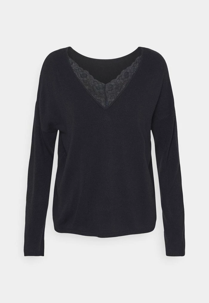 ONLY Tall ONLAMALIA LACE BACK - Jumper - Dark Blue 7 ONLY Tall ONLAMALIA LACE BACK - Jumper - Dark Blue - Image 5