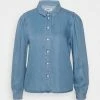 ONLY Tall ONLBILLIE LIFE - Button-down Blouse - Medium Blue Denim -ONLY Tall Shop e19f4ce44b7940f3b4ef004c9485f577
