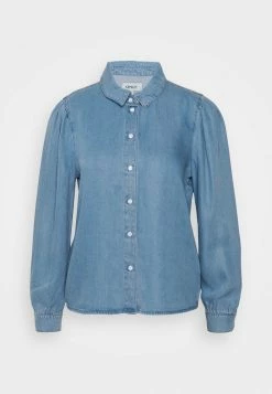 ONLY Tall ONLBILLIE LIFE - Button-down Blouse - Medium Blue Denim