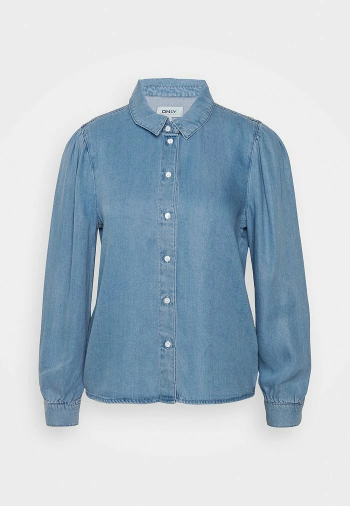 ONLY Tall ONLBILLIE LIFE - Button-down Blouse - Medium Blue Denim 3 ONLY Tall ONLBILLIE LIFE - Button-down Blouse - Medium Blue Denim