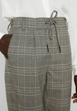 ONLY Tall ONLPOPTRASH EASY SAVIL CHECK PANT - Trousers - Black/merlot/adobe -ONLY Tall Shop e1ba093b55394a4999255e9963026e4b