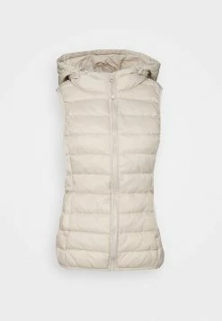 ONLY Tall ONLNEWTAHOE HOOD WAISTCOAT - Waistcoat - Pumice Stone