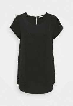 ONLY Tall ONLNOVA LUX SOLID - Basic T-shirt - Black -ONLY Tall Shop e421ea9ef0ed4994abb56517161601e8