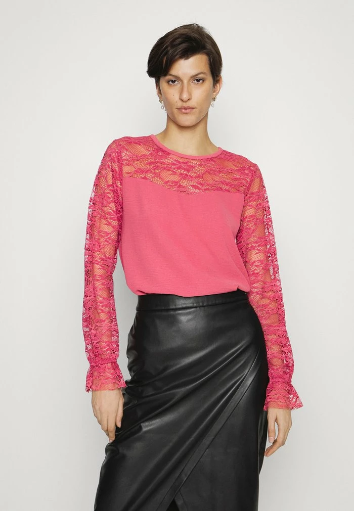 ONLY Tall ONLKARO V NECK MIX - Blouse - Mauvewood 3 ONLY Tall ONLKARO V NECK MIX - Blouse - Mauvewood