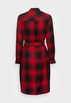 ONLY Tall ONLRILEY LIFE CHECK DRESS - Shirt Dress - Mineral Red -ONLY Tall Shop e4c7a734c55044b1a9c6292180229a25