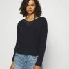 ONLY Tall ONLAMALIA LACE BACK - Jumper - Dark Blue