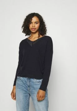 ONLY Tall ONLAMALIA LACE BACK - Jumper - Dark Blue