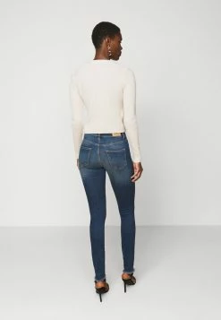 ONLY Tall ONLBLUSH LIFE MID - Jeans Skinny Fit - Dark Blue Denim -ONLY Tall Shop eac0a50f2d0946cbac94d971a9db8b97