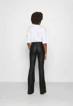 ONLY Tall ONLHELLA LIFE HIGHWAISTED COATED - Flared Jeans - Black -ONLY Tall Shop eb1dc647d7514630aa8d90d7e4023de3