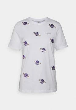 ONLY Tall ONLKITA PLANET BOX - Print T-shirt - Bright White