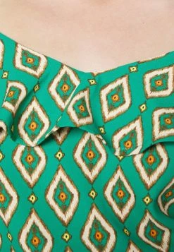 ONLY Tall ONLLEA STRAP FRILL SINGLET - Top - Greenlake/graphic Glam -ONLY Tall Shop eb84689c1b714a4aa18cc0f5d05f1c87