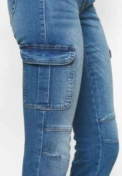 ONLY Tall ONLMISSOURI LIFE - Cargo Trousers - Medium Blue Denim -ONLY Tall Shop ee19c0afbac349d38ca2cc3a69e80158