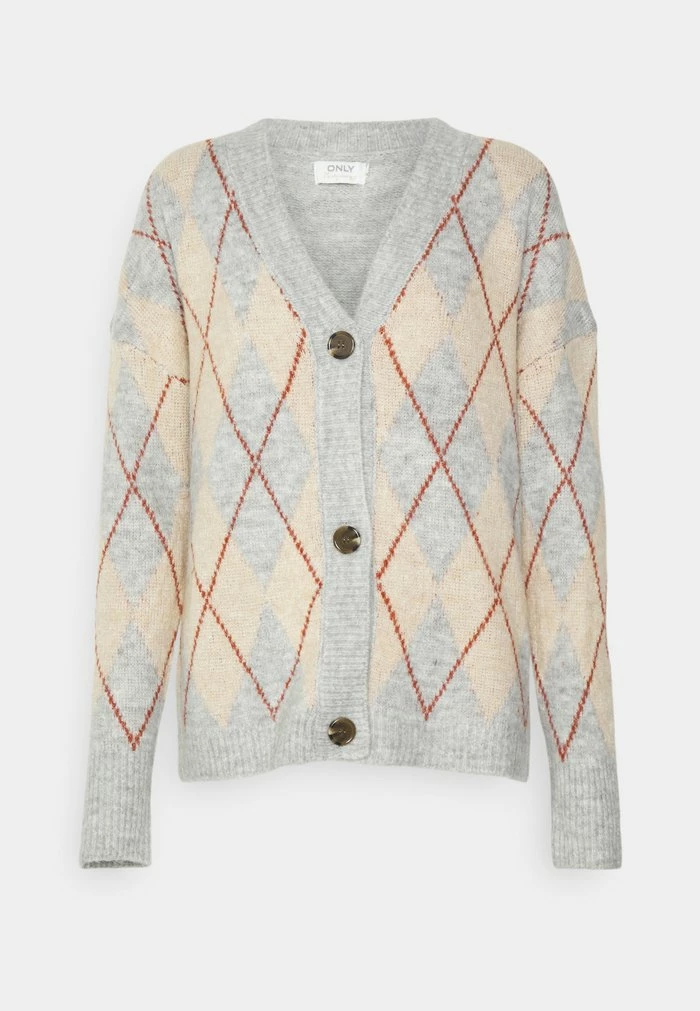 ONLY Tall ONLKINE CARDIGAN - Cardigan - Light Grey Melange 8 ONLY Tall ONLKINE CARDIGAN - Cardigan - Light Grey Melange - Image 6