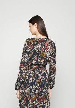 ONLY Tall ONLPELLA WRAP SMOCK MIX - Long Sleeved Top - Night Sky/wild Flowers -ONLY Tall Shop effa77d5288645d18ce3aaeb889af7f1