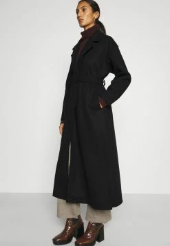 ONLY Tall ONLEMMA LONG WRAP COAT - Classic Coat - Black -ONLY Tall Shop f02c367f0aa14ecca78e144b72bb230e