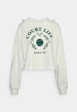 ONLY Tall ONLRETRO TENNIS HOOD - Sweatshirt - Cloud Dancer