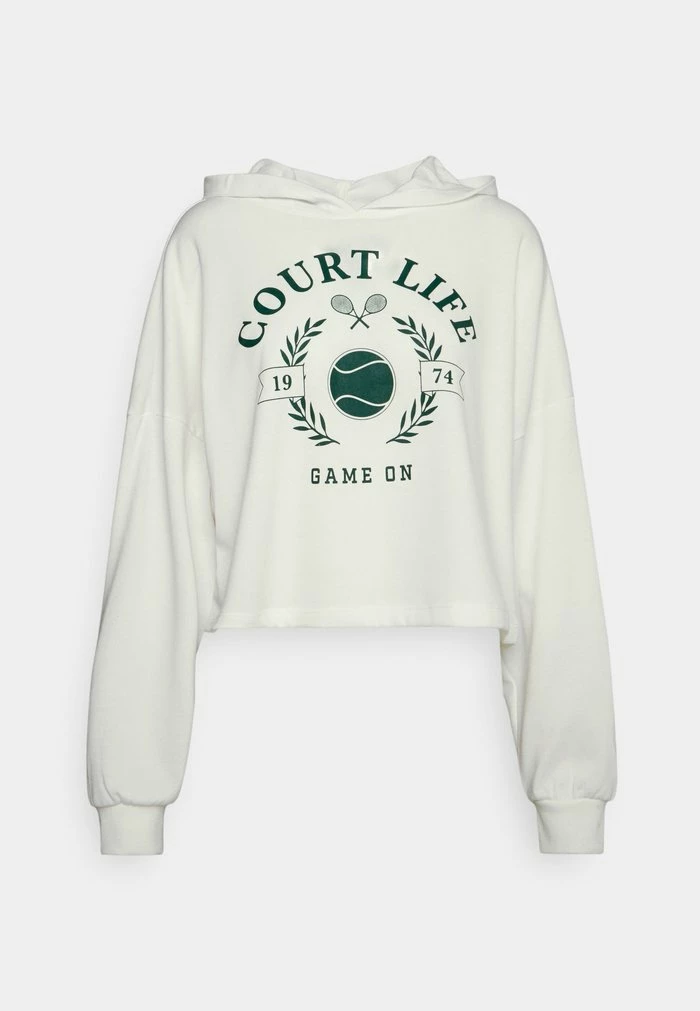 ONLY Tall ONLRETRO TENNIS HOOD - Sweatshirt - Cloud Dancer 3 ONLY Tall ONLRETRO TENNIS HOOD - Sweatshirt - Cloud Dancer