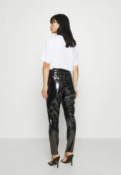 ONLY Tall ONLTASSIE SHINY - Trousers - Black -ONLY Tall Shop f3d8733551af436c9df5a24279947b05