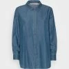 ONLY Tall ONLBEA NORA SHIRT - Button-down Blouse - Medium Blue Denim -ONLY Tall Shop f50e0ab46c174f09bf398d839d305704