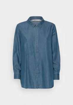 ONLY Tall ONLBEA NORA SHIRT - Button-down Blouse - Medium Blue Denim