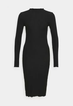 ONLY Tall ONLEMMA HIGH NECK KNEE DRESS - Jumper Dress - Black -ONLY Tall Shop f51767c2ba494ed39881031e37c86f3a