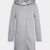 ONLY Tall ONLLENA BONDED COAT - Short Coat - Light Grey Melange -ONLY Tall Shop f5c457cfe4614a9eb0d44dc36523b4a9