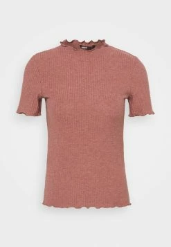 ONLY Tall ONLEMMA HIGHNECK TOP - Print T-shirt - Apple Butter -ONLY Tall Shop f680c9777f2847f490f21cb700f7ba0d