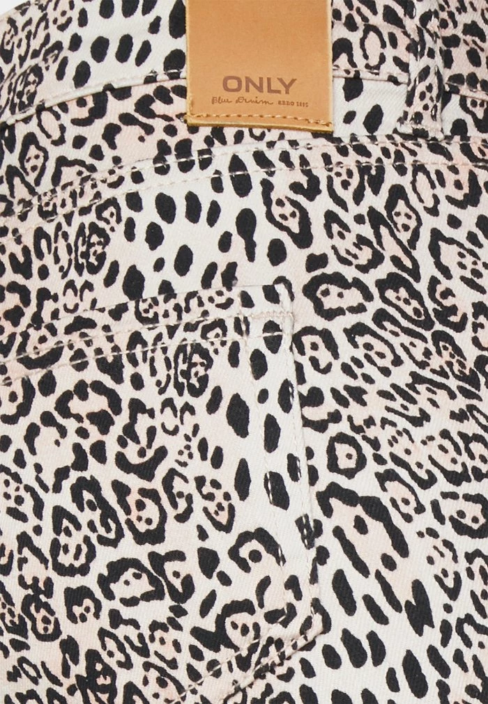 ONLY Tall ONLBLUSH LIFE MID FLARED LEO REA TALL - Bootcut Jeans - Ecru Leo Print Black 5 ONLY Tall ONLBLUSH LIFE MID FLARED LEO REA TALL - Bootcut Jeans - Ecru Leo Print Black - Image 3