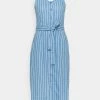 ONLY Tall ONLARISA LONG STRIPE DRESS - Day Dress - Allure/cloud Dancer -ONLY Tall Shop fa1751eacbbf4d47b80760cabdb83141