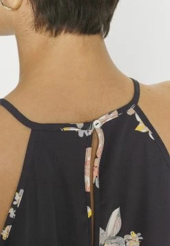 ONLY Tall ONLNOVA LUX KEYHOLE - Top - Black/light Pink -ONLY Tall Shop fad7a57bc8c84f3695aaf76cf60b312a