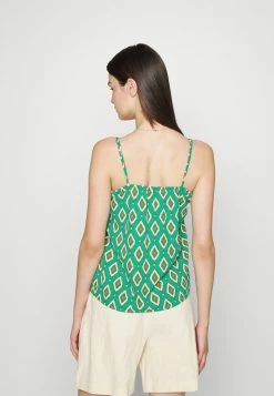 ONLY Tall ONLLEA STRAP FRILL SINGLET - Top - Greenlake/graphic Glam -ONLY Tall Shop fbd57508cbc1405d9050293bfccfd77c