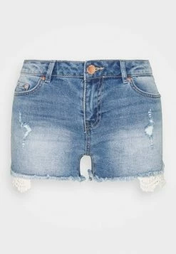 ONLY Tall ONLCARMEN LIFE - Denim Shorts - Medium Blue Denim