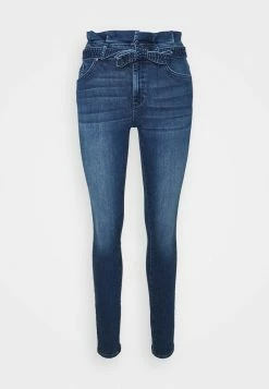 ONLY Tall ONLHUSH LIFE PAPERBAG - Jeans Skinny Fit - Blue Denim -ONLY Tall Shop fd1659d55a924469b4a9a3159cf9f2af
